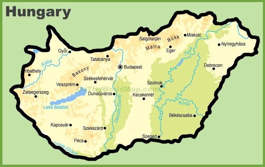 budapesta карте