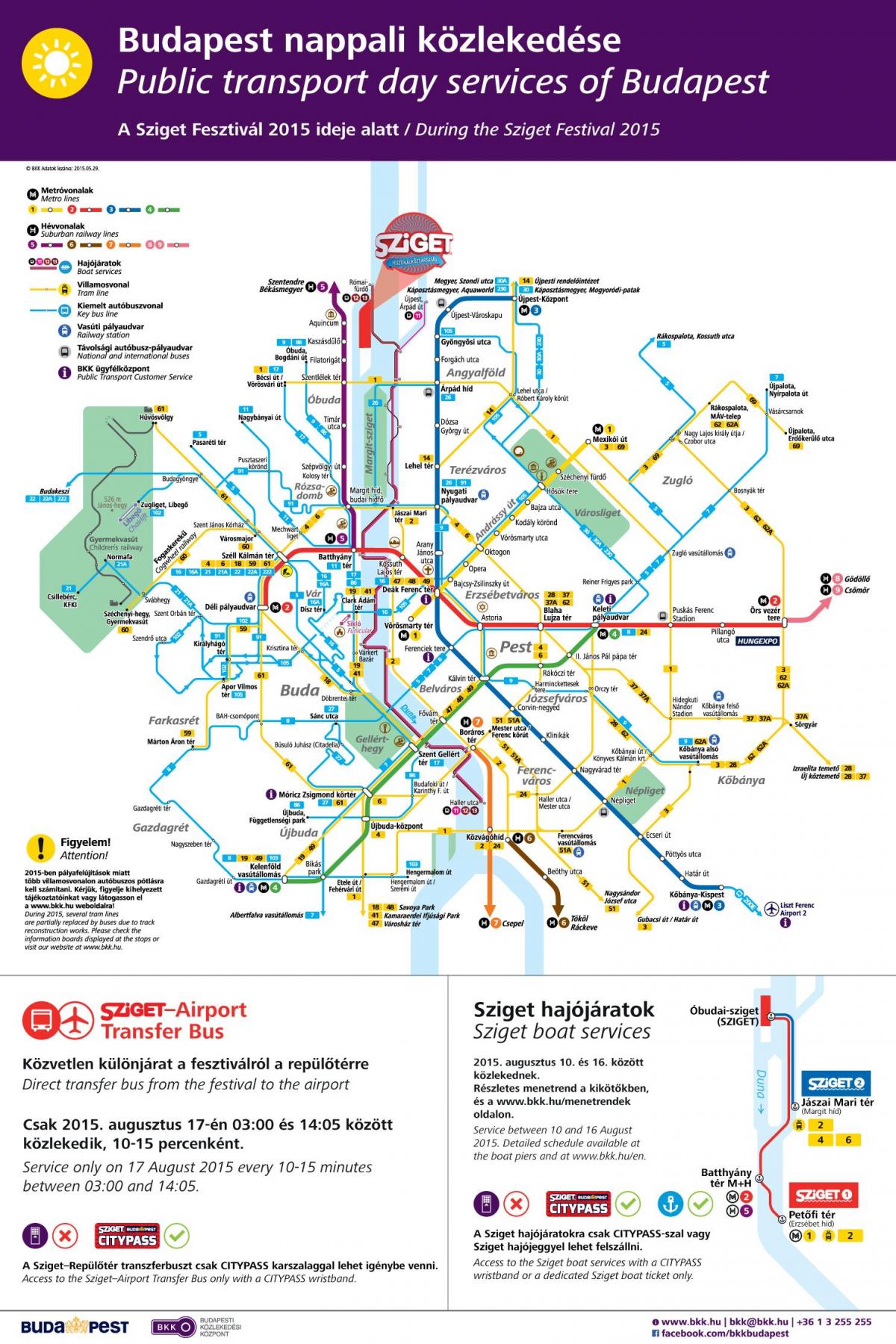 Будапешт трамвай карте
