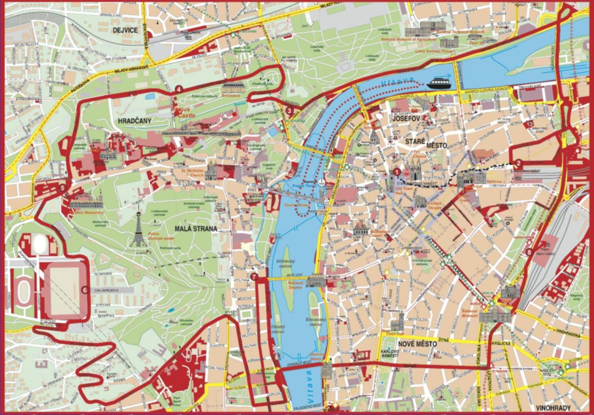 хоп-хоп-офф карте Будапешта
