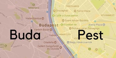Будапешт кварталы карте