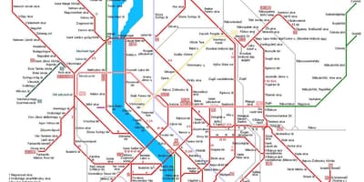 Аэропорт Будапешт карта метро 