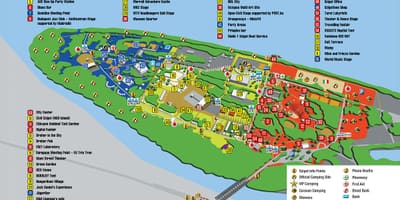 Карта Sziget в Будапеште