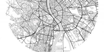 Карта Будапешт, стрит-арт