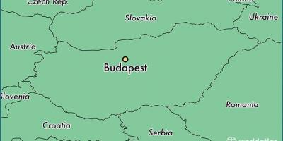 Карта Будапешта и соседних стран
