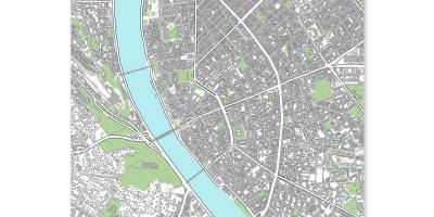 Карта Будапешта печатать карту 