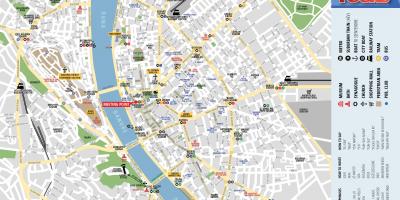 Карта Будапешта пешком